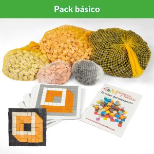 Maleta didáctica mosaico Cubo 3D – Pack Básico