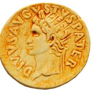 Imán moneda romana Augusto
