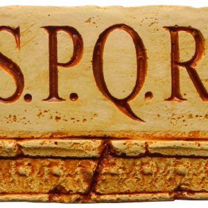 Imán S.P.Q.R. el senado y el pueblo romano