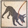 mosaico perro cave canem