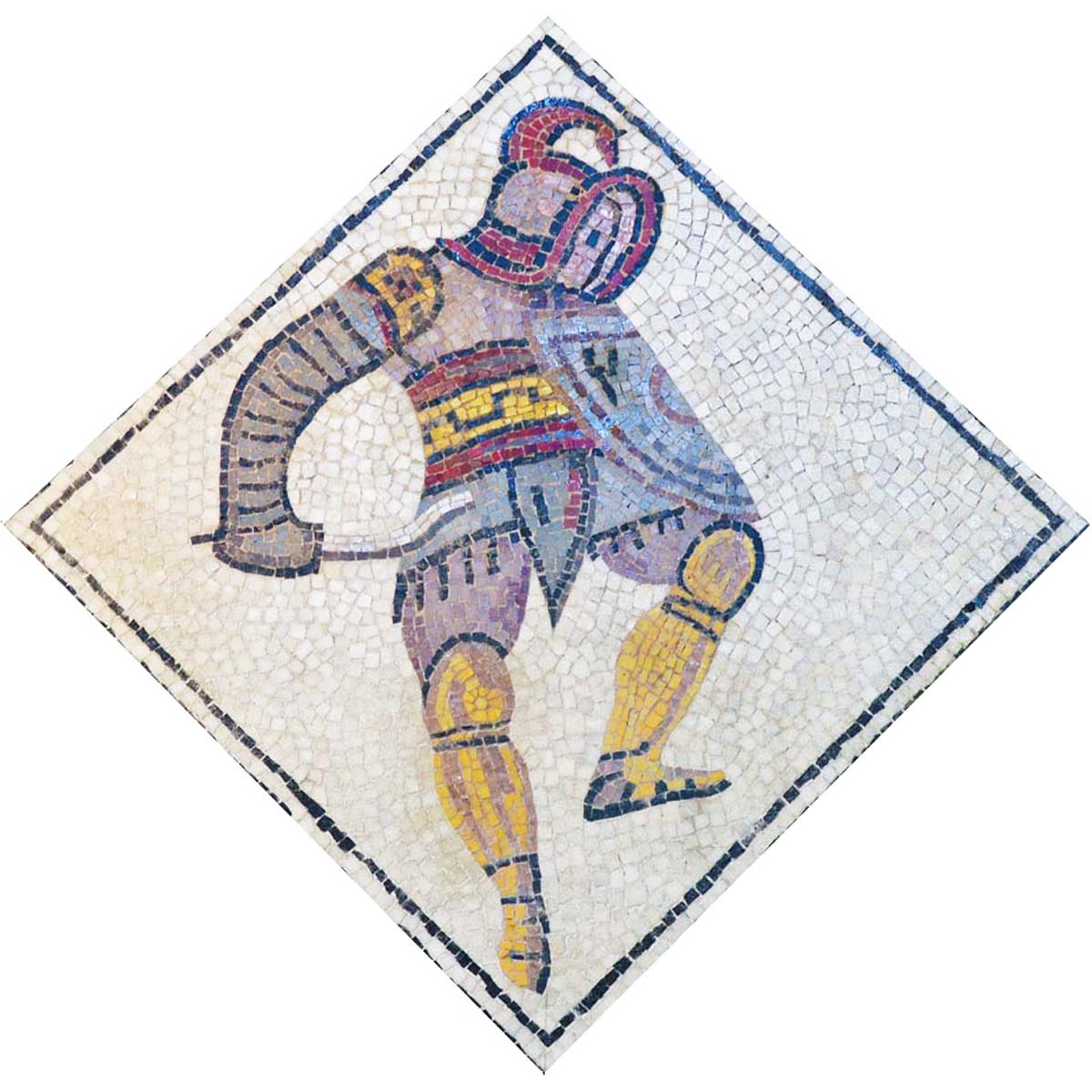 kit mosaico gladiador tracio