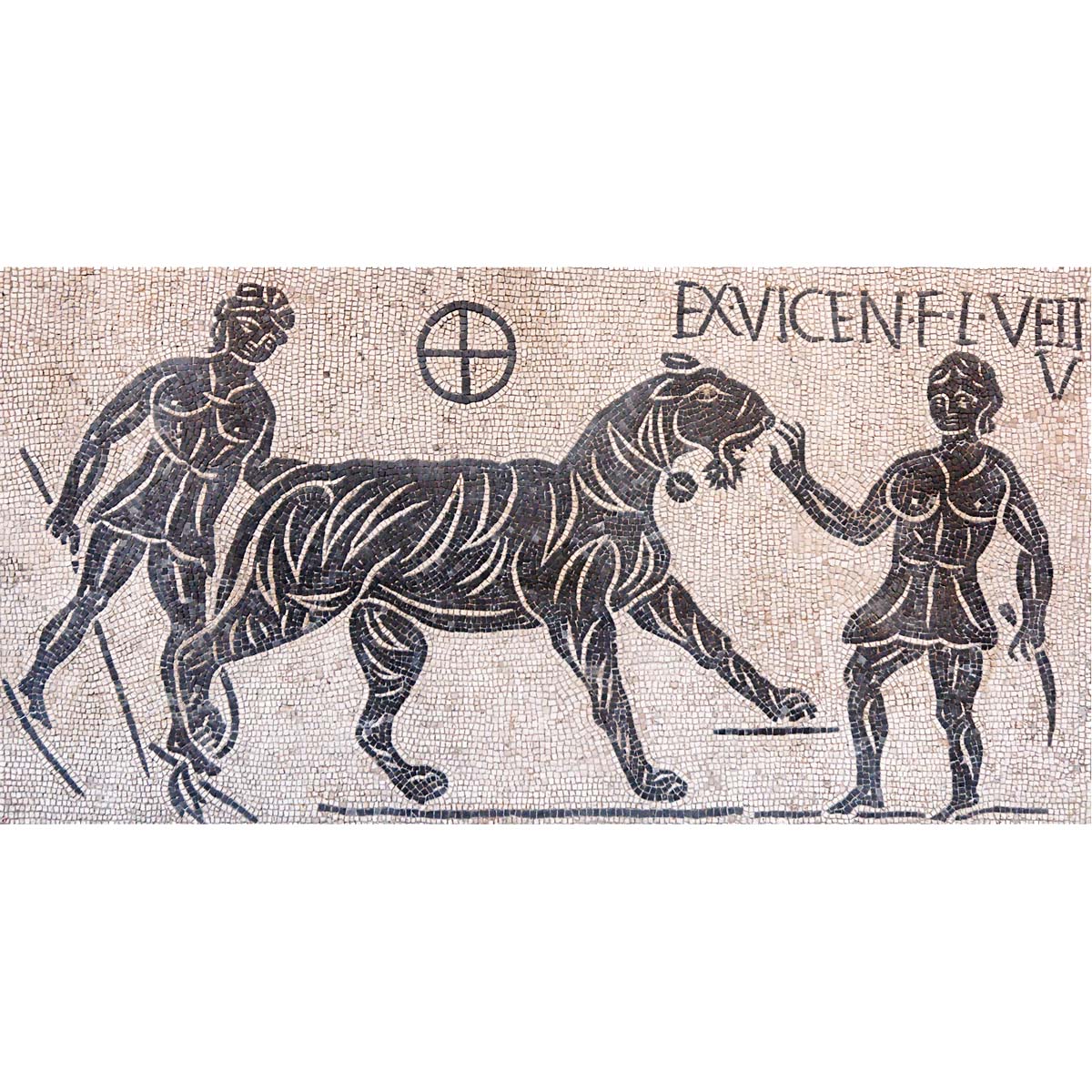mosaico bestiarios coliseo romano