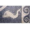 mosaico romano delfín cenefa
