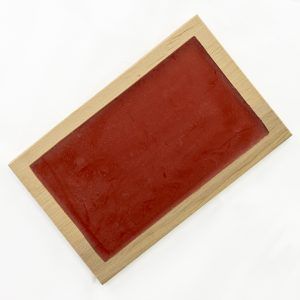 Tablilla de cera roja 14x9cm