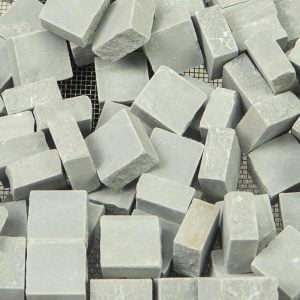 Teselas piedra gris 20x20x10mm