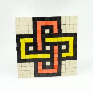 Kit mosaico cuadrado nudo de Salomón (225 teselas)