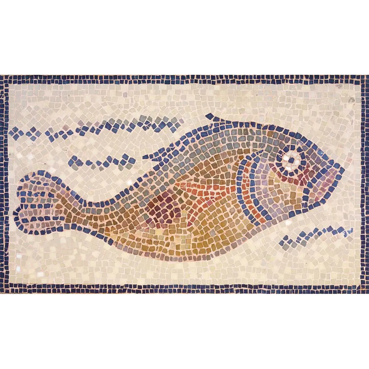 mosaico pez museo brooklyn