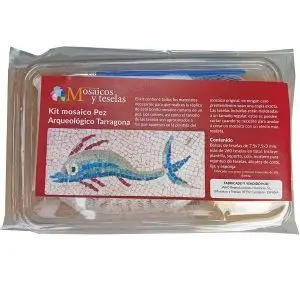 Kit mosaico pez azul Tarraco (460 teselas de 7,5mm)