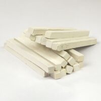 50 barras teselas blancas para cortar 9x9x120 mm.