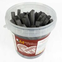 50 barras teselas negras para cortar 9x9x120 mm.