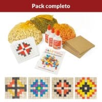 Maleta didáctica mosaico Flor – Pack Completo
