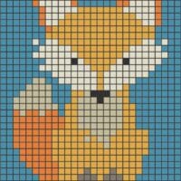 Kit mosaico zorro para niños