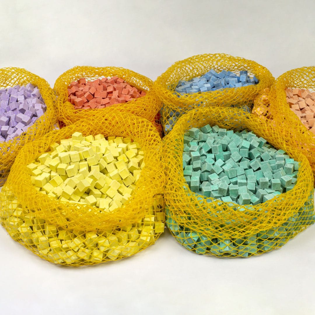 Más De 1000 Teselas Cúbicas Rojas 9x9x9 Mm Para Mosaico – 1 Kg De Yeso Cerámico Extra Duro