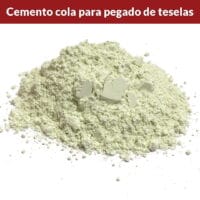 Cemento cola para pegado de teselas