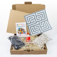 Kit mosaico laberinto romano (576 teselas)