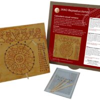 Calendario anual romano. Semana, mes y zodiaco.