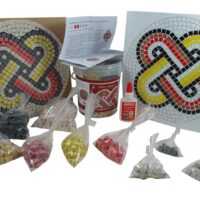 Kit cubo mosaico nudo de Salomón circular (500 teselas)