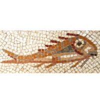 Kit mosaico pez naranja Tarraco (460 teselas de 7,5mm)
