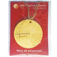 Reloj de sol romano portátil. Preparado para usar.