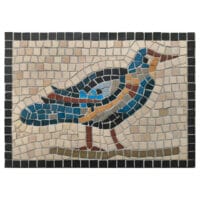 Kit Mosaico Pájaro colorido. 500 teselas de 7,5mm. Tamaño: 20x14cm